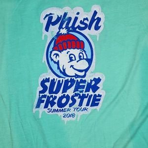 Phish Ladies Tshirt Super Frostie Summer Tour 2018 Large Trey Page Fish Mike